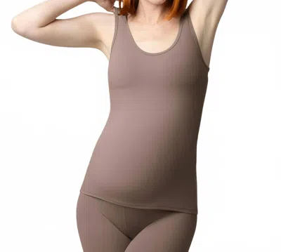Kindred Bravely Grow With Me Tank Top - Maternity In Taupe In Gray