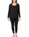 Kindred Bravely Jane Nursing Pajama Set In Black