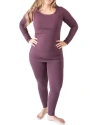 Kindred Bravely Jane Nursing Pajama Set In Purple