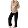 Kindred Bravely Maternity & Nursing Long Sleeve T-shirt In Brown