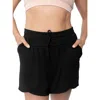 Kindred Bravely Maternity & Postpartum Lounge Short In Black