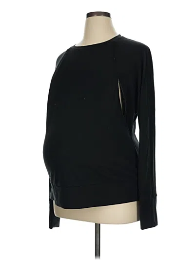 Pre-owned Kindred Bravely Pullover Sweater In Black