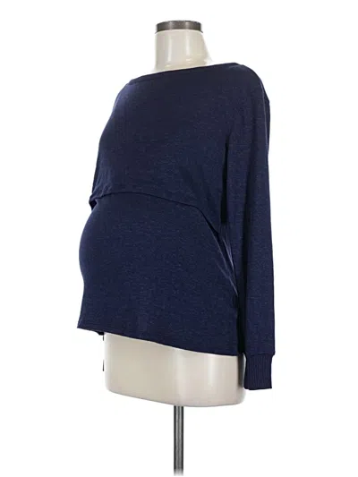 Pre-owned Kindred Bravely Pullover Sweater In Blue