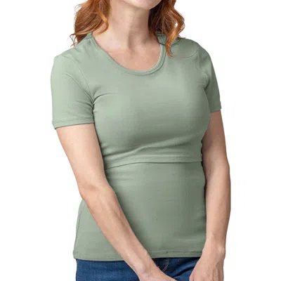 Kindred Bravely Ribbed Crew Neck Nursing T-shirt