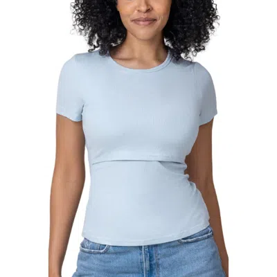 Kindred Bravely Ribbed Crew Neck Nursing T-shirt