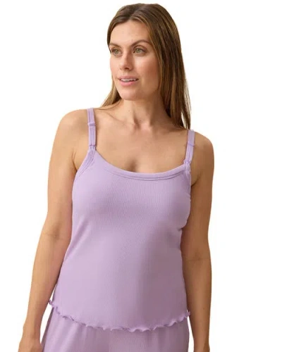 Kindred Bravely Ribbed Modal Nursing Cami In Multi