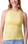 Kindred Bravely Ribbed Racerback Nursing Tank