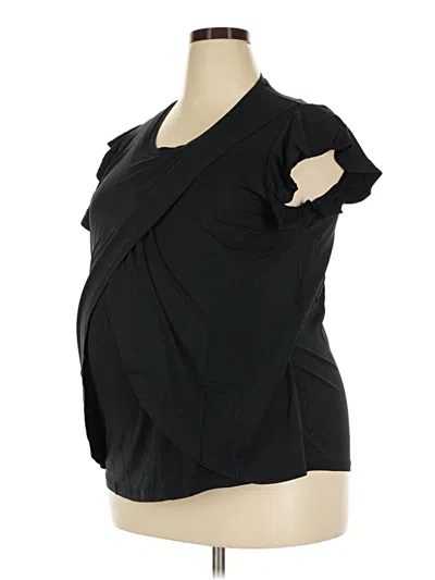 Kindred Bravely Short Sleeve Blouse In Black