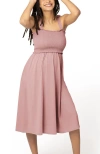 Kindred Bravely Sienna Smocked Maternity & Nursing Dress