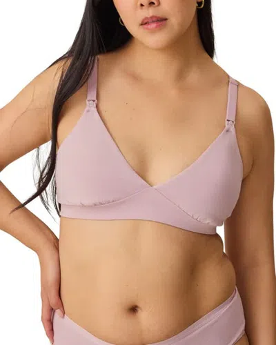 Kindred Bravely Softstretch Cotton Maternity And Nursing Bralette In Pink