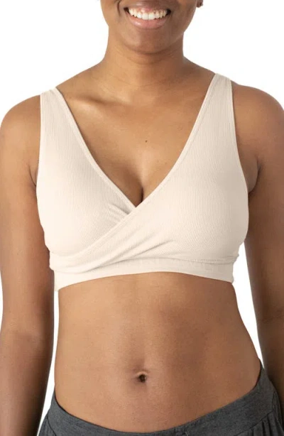 Kindred Bravely Sublime Adjustable Crossover Nursing & Lounge Bra In White