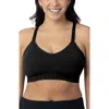 Kindred Bravely Sublime Hands-free Pumping & Nursing Sports Bra In Black