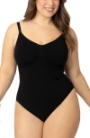 Kindred Bravely Sublime Maternity/nursing Bodysuit In Black