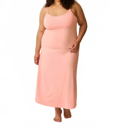 Kindred Bravely Sunday Maternity & Nursing Maxi Dress In Sunset Pink