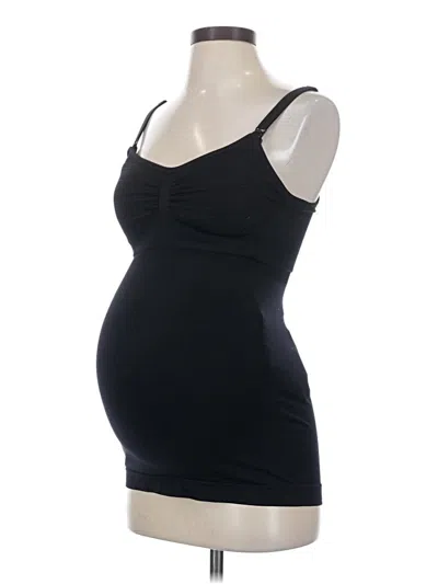 Pre-owned Kindred Bravely Tank Top Black Strapless Neckline Tops