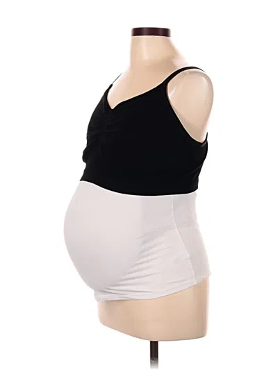 Pre-owned Kindred Bravely Tank Top Black Strapless Neckline Tops