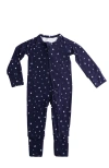 Kindred Bravely Kids'  Zip Up Baby Pajamas In Blue