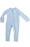 Kindred Bravely Kids'  Zip Up Baby Pajamas In Blue