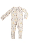 Kindred Bravely Zip Up Baby Pajamas In Multi