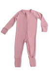Kindred Bravely Kids'  Zip Up Baby Pajamas In Purple