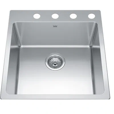 Kindred Brookmore Stainless Steel 20" L X 20.9" W Drop-in Kitchen Sink