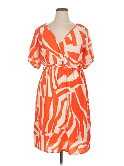 Pre-owned Kindred Casual Dress In Orange