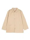 Kindred Classic-collar Button-up Shirt In Brown