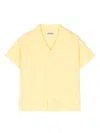 Kindred Club-collar Short-sleeve Shirt In Yellow