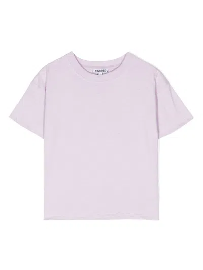 Kindred Kids' Crew-neck Short-sleeve T-shirt In Purple