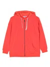 Kindred Drawstring Hood Jacket In Orange