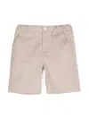 Kindred Elasticated-waistband Straight-leg Shorts In Grey