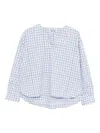 Kindred Kendrick Checked Blouses In Blue
