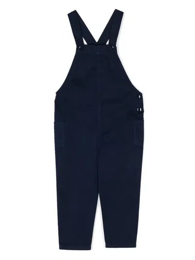 Kindred Kids' Patch-pocket Dungarees In Blue