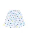 Kindred Multicolour Abstract-print Skirt In White