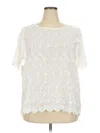 Kindred Short Sleeve Blouse In White