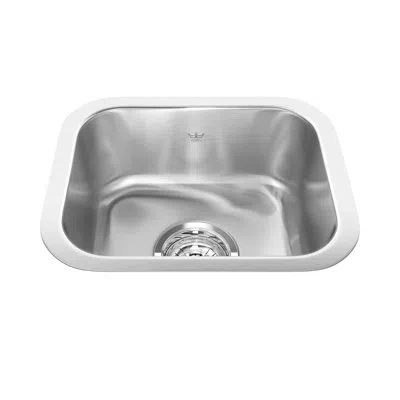 Kindred Stainless Steel 13" L X 11" W Undermount Kitchen Sink In Satin