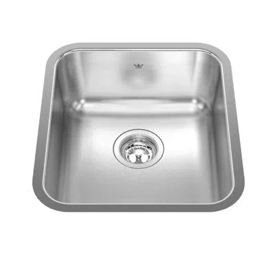 Kindred Stainless Steel 16" L X 18" W Undermount Kitchen Sink In Satin