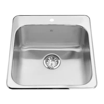 Kindred Stainless Steel 20" L X 21" W Drop-in Kitchen Sink