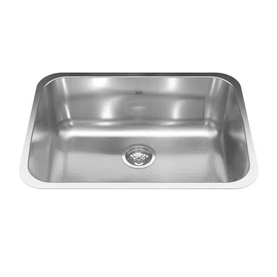Kindred Stainless Steel 25" L X 19" W Undermount Kitchen Sink In Satin