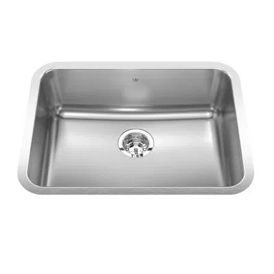 Kindred Stainless Steel 25" L X 19" W Undermount Kitchen Sink In Satin
