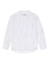 Kindred Wave-print Long-sleeve Shirt In White