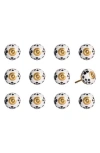 Kinetic 12-pack Knobs In Black White Gold