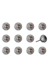 Kinetic 12-pack Knobs In Black White Silver