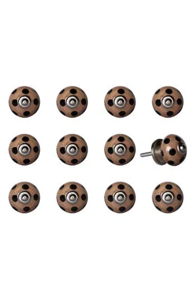 Kinetic 12-pack Knobs In Brown