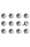 Kinetic 12-pack Knobs In Grey White
