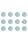 Kinetic 12-pack Knobs In Light Blue
