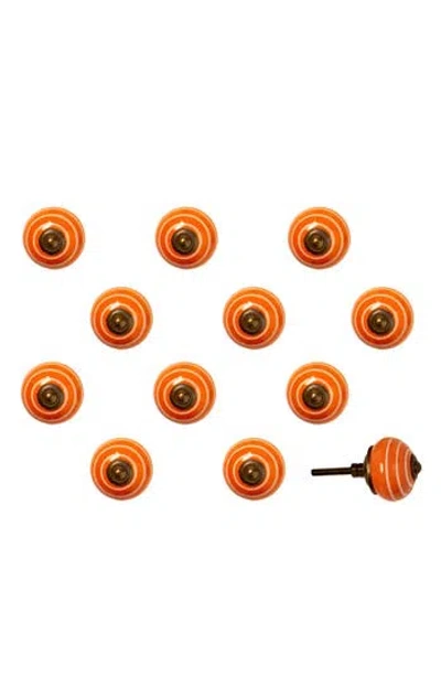 Kinetic 12-pack Knobs In Orange