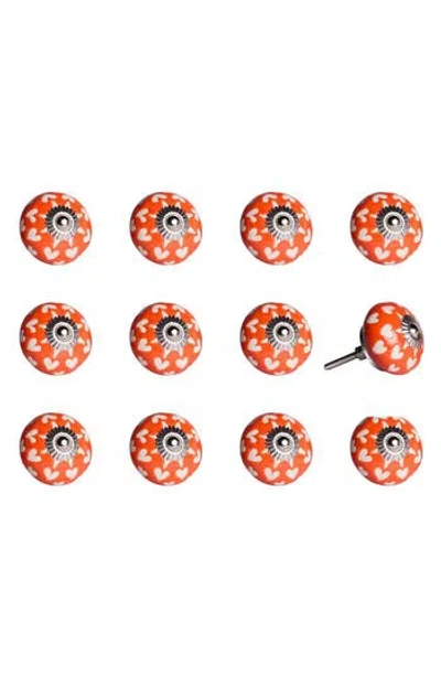 Kinetic 12-pack Knobs In Red