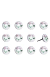 Kinetic 12-pack Knobs In Pink Floral