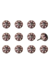Kinetic 12-pack Knobs In Purple Cream